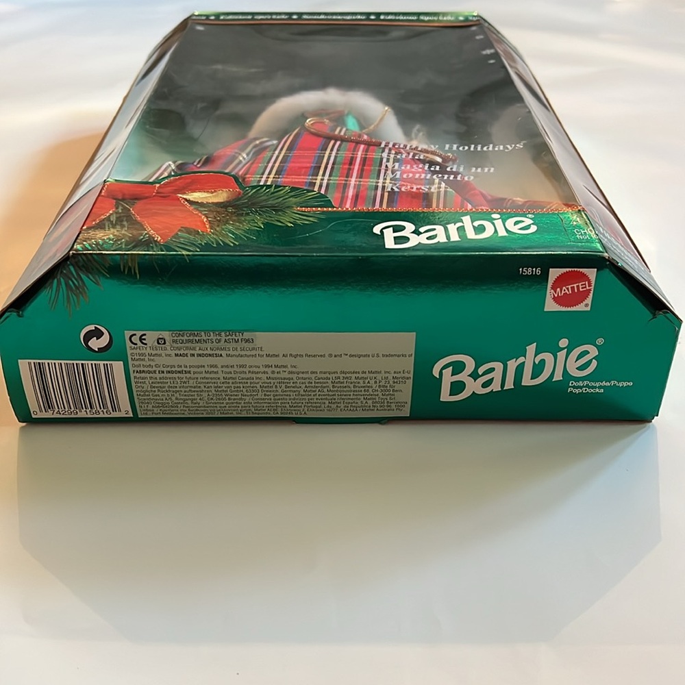 Barbie Special Edition Happy Holidays Gala Barbie Doll Vintage 1995 - Picture 6 of 7